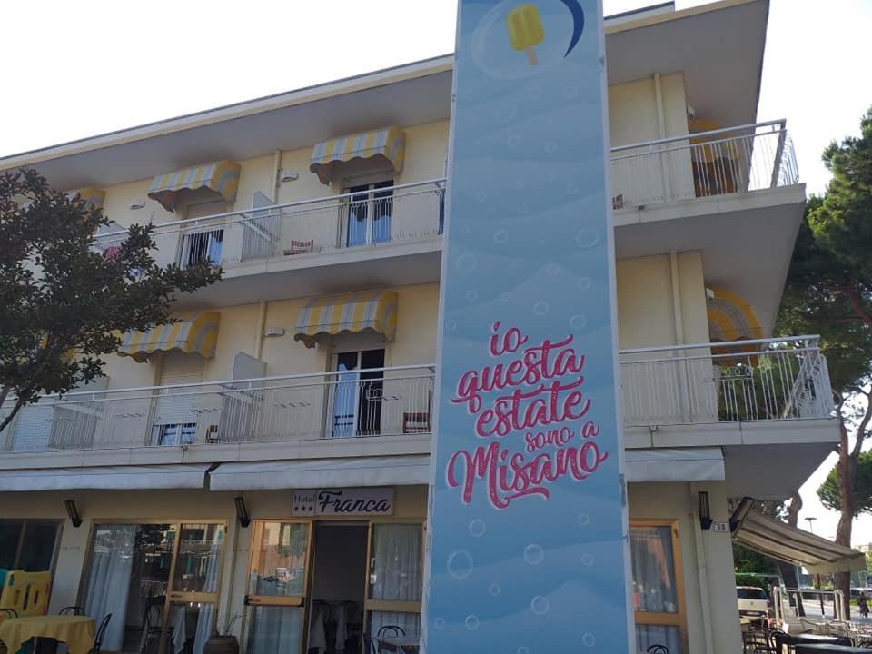 Hotel Franca Misano Adriatico Bagian luar foto